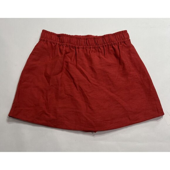 Meshki Kallie Linen Skort in Burnt Rose - Picture 5 of 6
